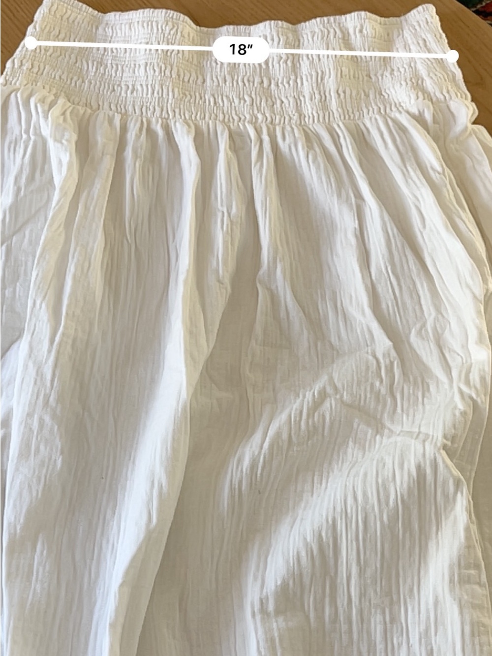 Old Navy White Smocked Maxi Boho Skirt - Picture 5 of 5